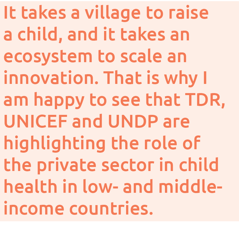 It takes a village to raise a child, and it takes an ecosystem to scale an innovation  That is why I am happy to see    